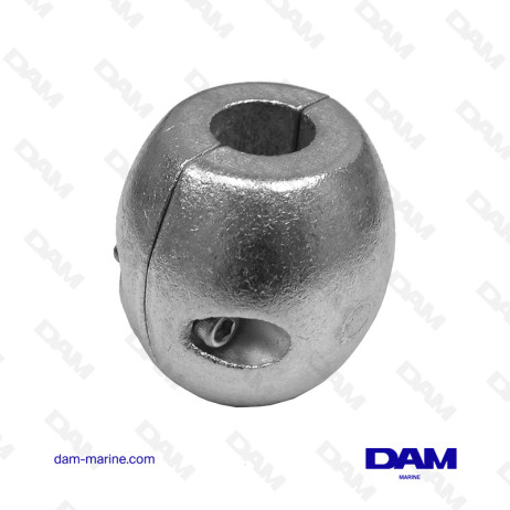 ANODE NOIX ARBRE 20MM - ALUMINIUM