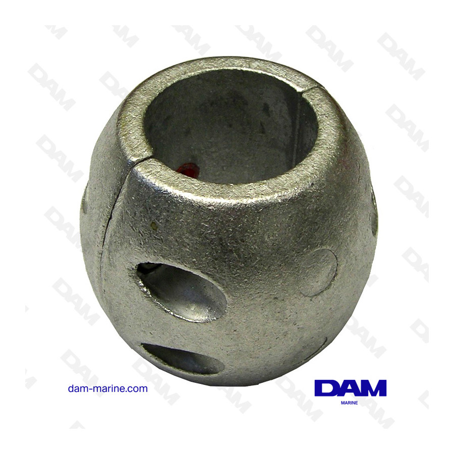 ANODE SHAFT NUT 45MM - ALUMINUM