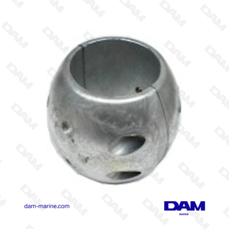 ANODE SHAFT NUT 50MM - ALUMINUM