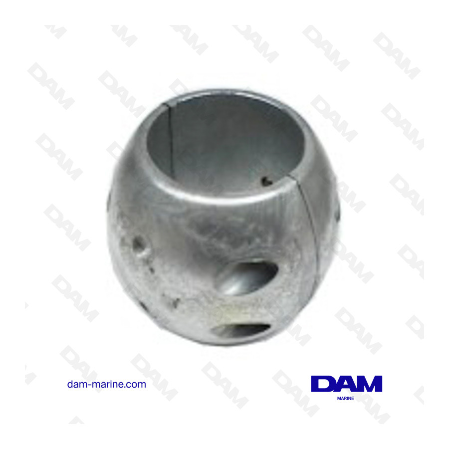 ANODE SHAFT NUT 50MM - ALUMINUM