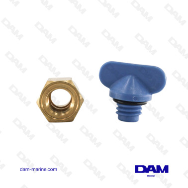 CONECTOR DE DRENAJE DE AGUA - TAPÓN DE 3/8 X 1/2