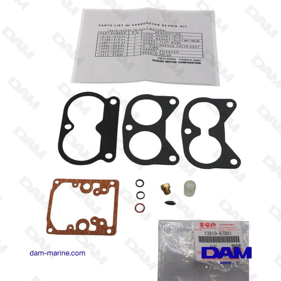 KIT CARBURATORE SUZUKI 13910-87D00