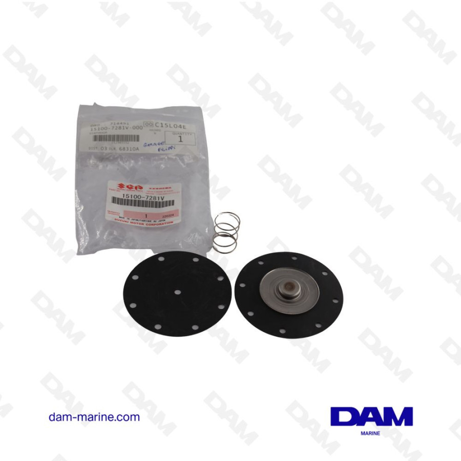 KIT BOMBA DE COMBUSTIBLE DIAFRAGMA SUZUKI 15100-7281V