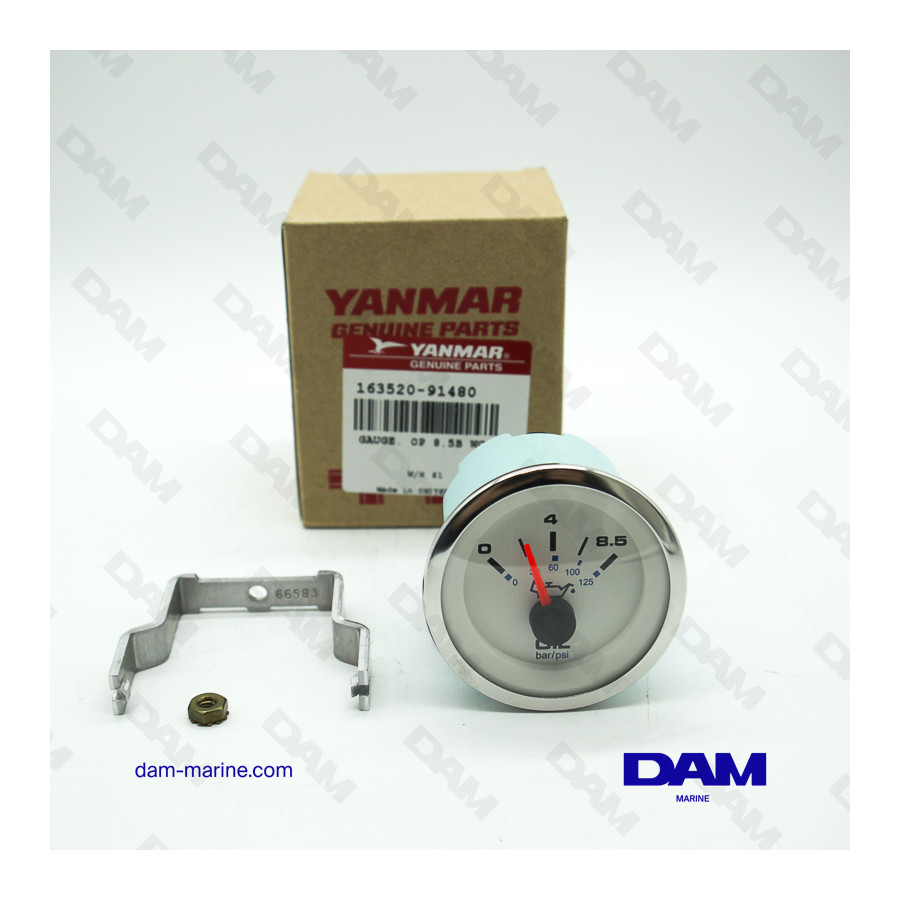 INDICATEUR DE PRESSION HUILE 8.5BAR BL/CHR YANMAR 163520-91480