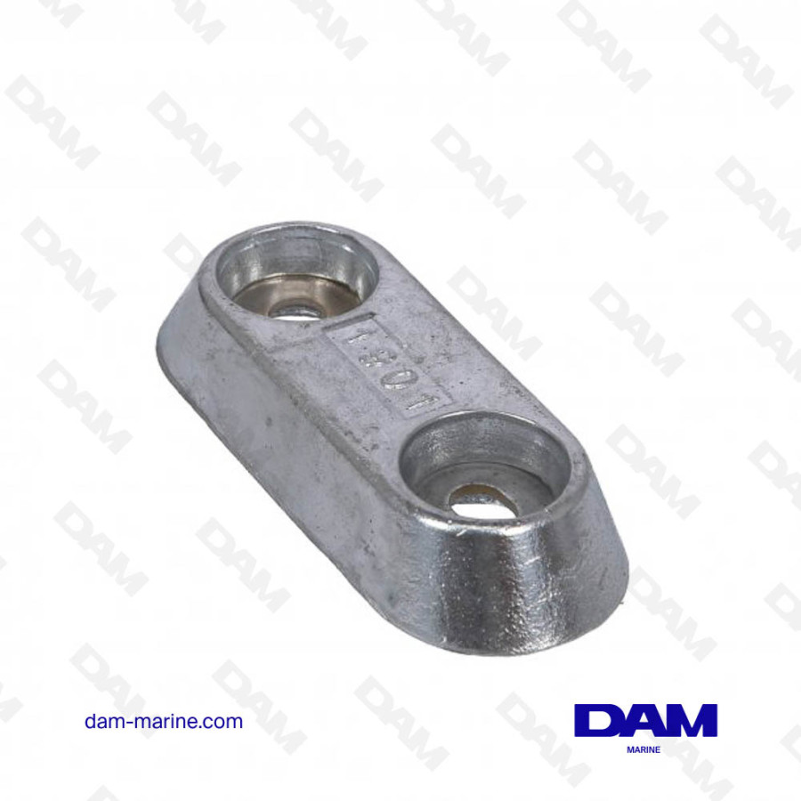 ANODE DE COQUE BARREAU TYPE VETUS 150 - ZINC