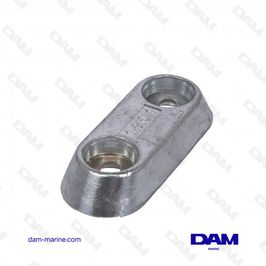 ANODE DE COQUE BARREAU TYPE VETUS 150 - ZINC