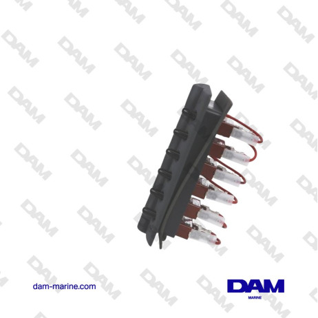 ELECTRICAL PANEL 6 SWITCHES + BEPCSP6-PTC FUSES