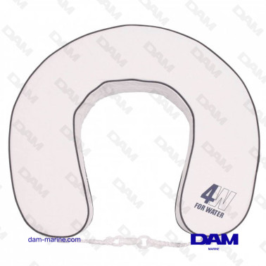 WHITE HORSESHOE BUOY BU100010