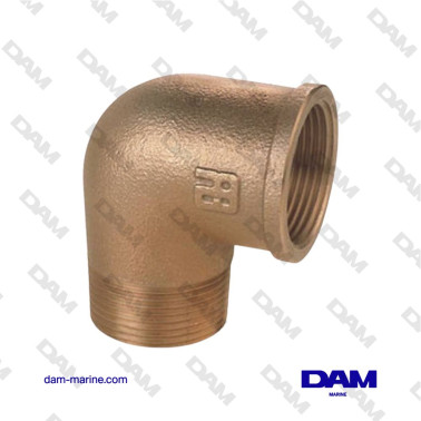 90° BRASS ELBOW FITTING 1''...