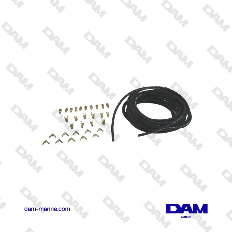 LONGITUD DEL KIT DE CABLES DE BUJÍA - 25 PIES