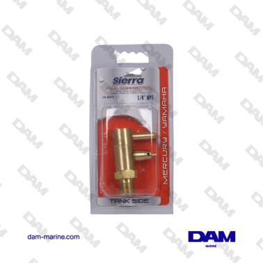 1/4'' NPT BRASS FUEL FITTING