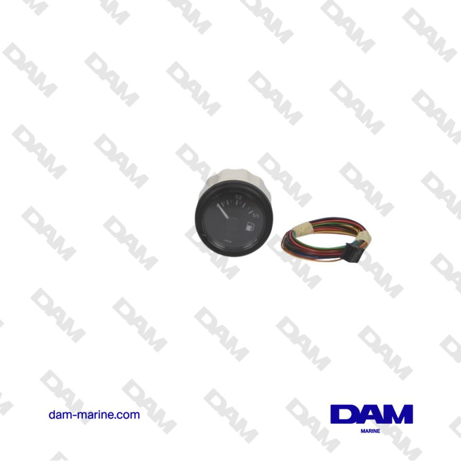 INDICADOR DE COMBUSTIBLE NEGRO VDO