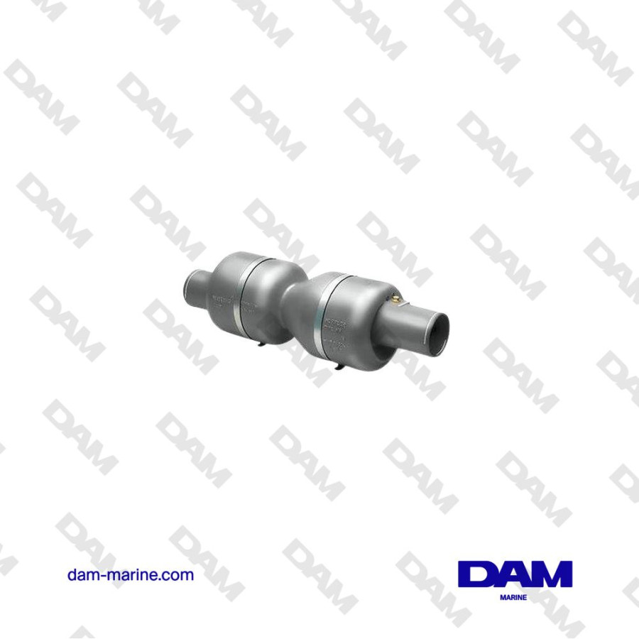MV100 SYNTHETIC SILENCER, Ø 100 MM (FLYING VALVE)