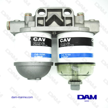 COMPLETE DOUBLE FUEL DECANTER FILTER