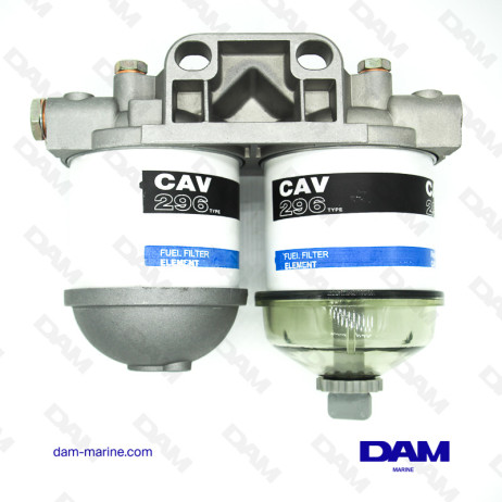 FILTRO DECANTATORE CARBURANTE DOPPIO COMPLETO