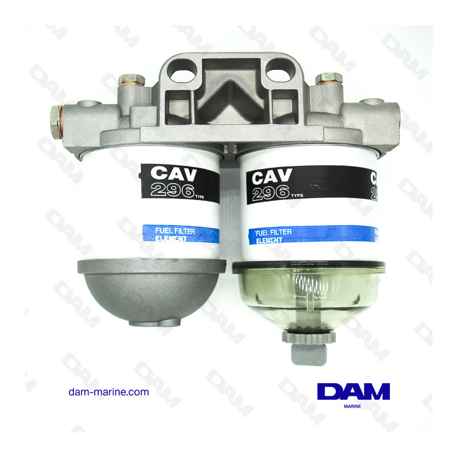 FILTRO DECANTADOR DE COMBUSTIBLE DOBLE COMPLETO