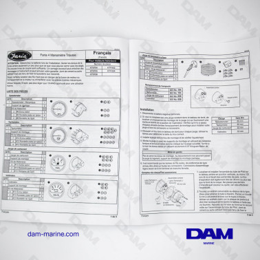 WHITE OUTBOARD INSTRUMENTATION KIT
