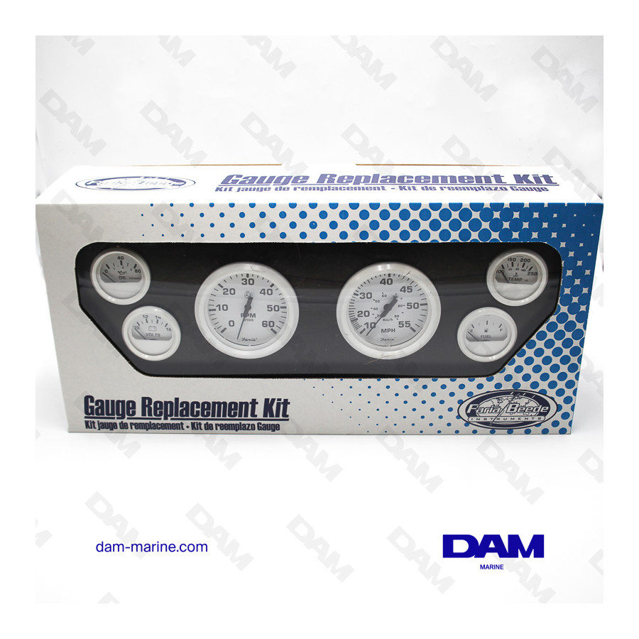 KIT INSTRUMENTATIONS INBOARD BLANC
