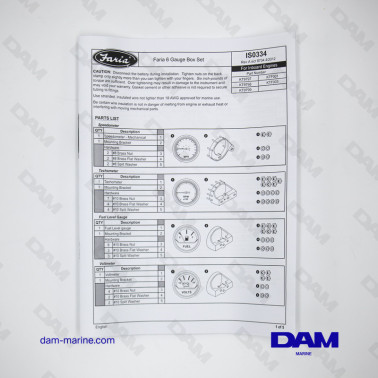 BLACK INBOARD INSTRUMENTATION KIT
