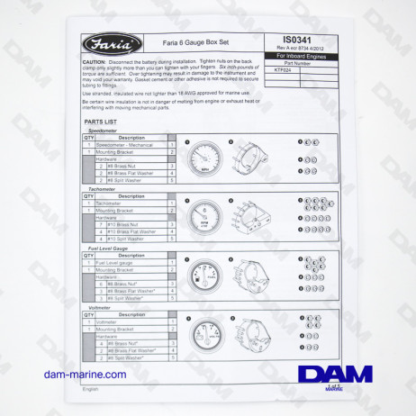 KRONOS INBOARD INSTRUMENTATION KIT