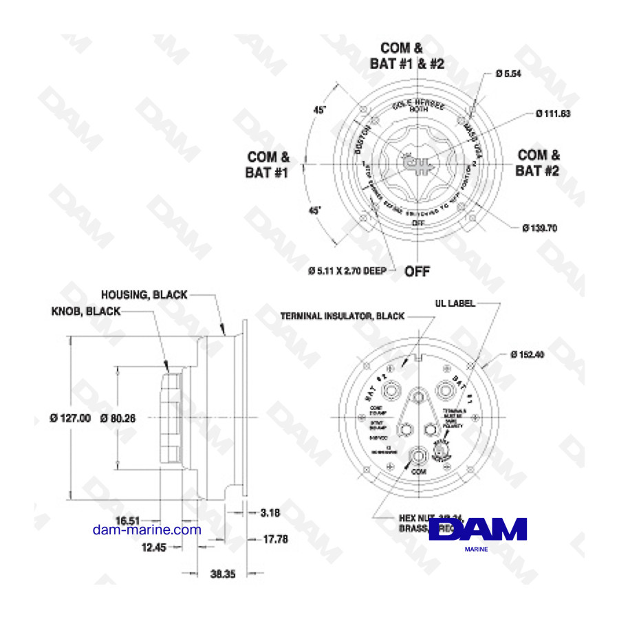 COUPLEUR DE BATTERIE 310AMP