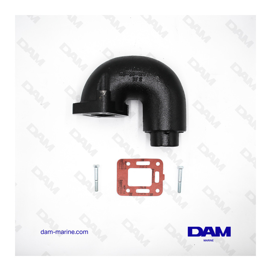 COUDE ECHAPPEMENT MERCRUISER 4 CYL 140CV