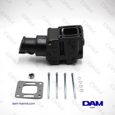 COUDE ECHAPPEMENT MERCRUISER V6-V8 7°