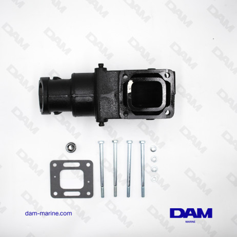 COUDE ECHAPPEMENT MERCRUISER V6-V8 7°