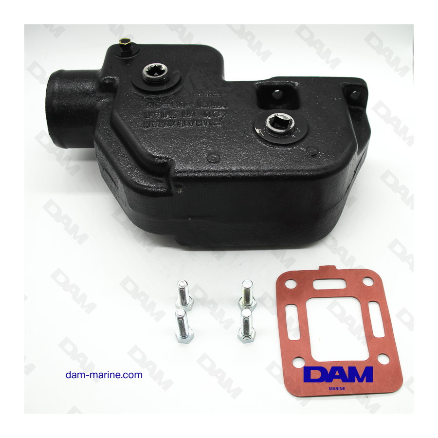 COUDE ECHAPPEMENT MERCRUISER V8 - DROIT