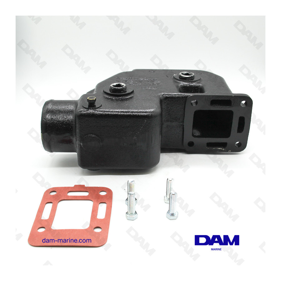 COUDE ECHAPPEMENT MERCRUISER V8 - DROIT