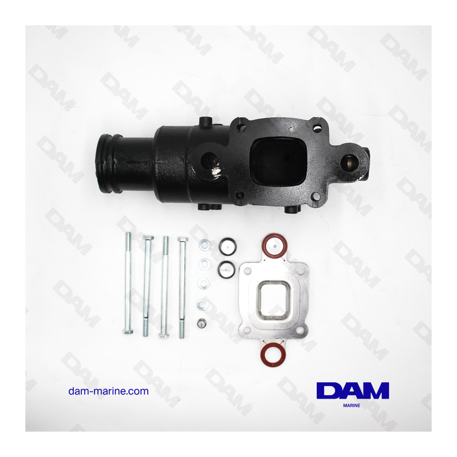 CODO DE ESCAPE MERCRUISER MPI - 17 CM