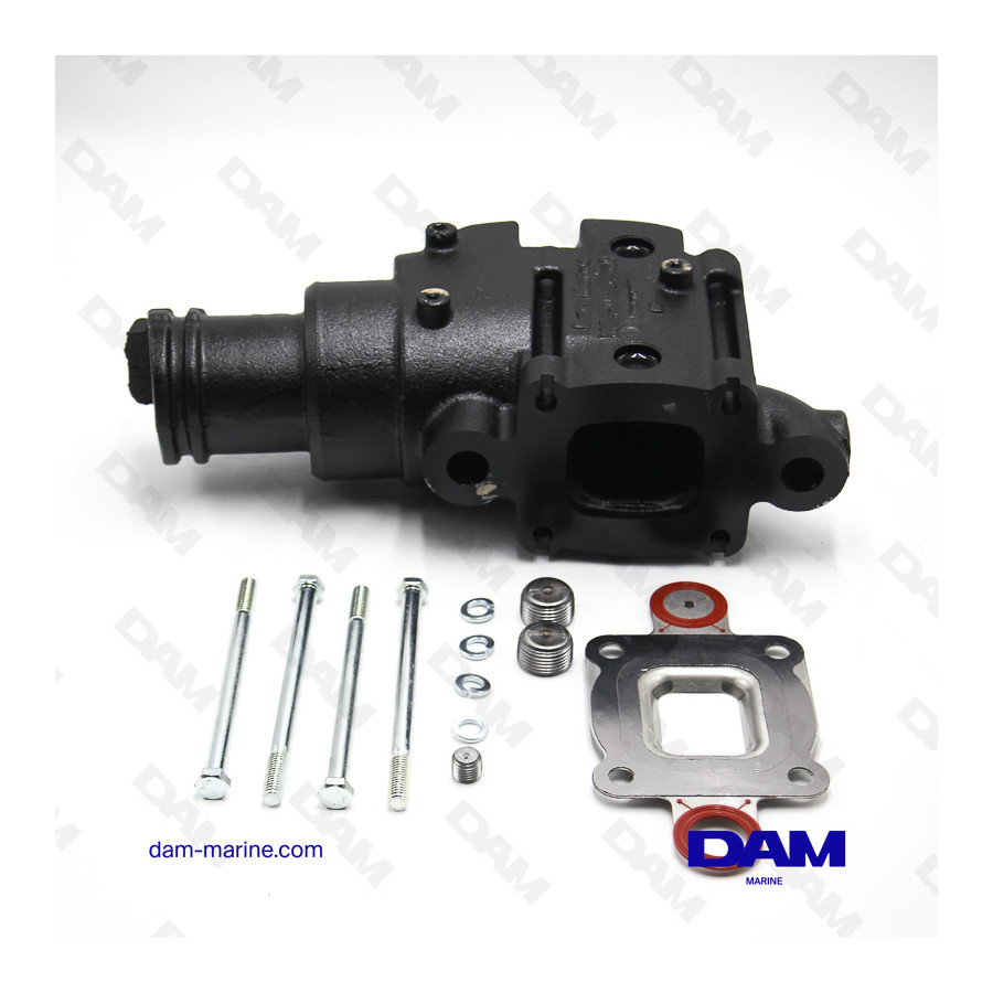 CODO DE ESCAPE MERCRUISER MPI - 17 CM