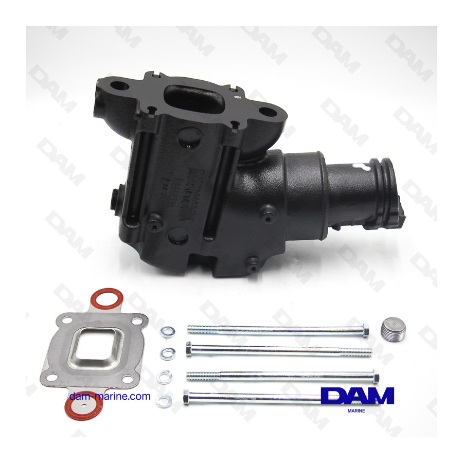 CODO DE ESCAPE MERCRUISER MPI - 21 CM