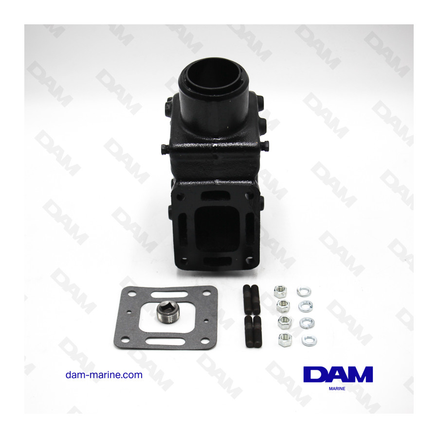 COUDE ECHAPPEMENT MERCRUISER 15°