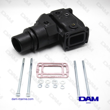 COUDE ECHAPPEMENT VOLVO V6-V8 20CM