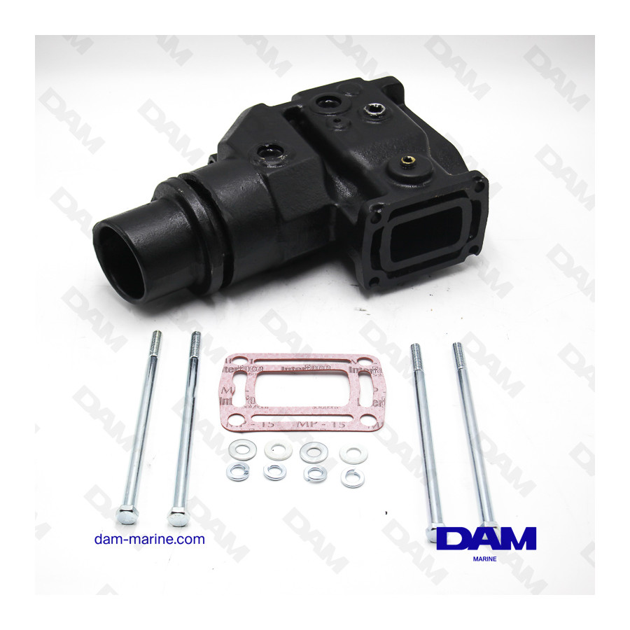 COUDE ECHAPPEMENT VOLVO V6-V8 20CM