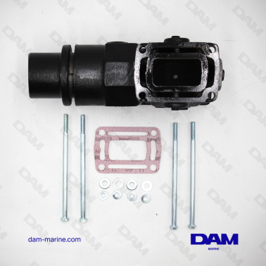 CODO DE ESCAPE VOLVO V6-V8 DE 20 CM