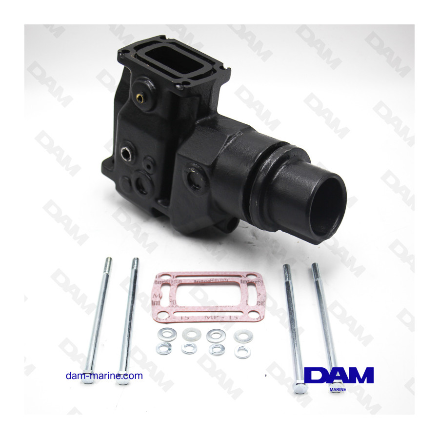 COUDE ECHAPPEMENT VOLVO V6-V8 20CM