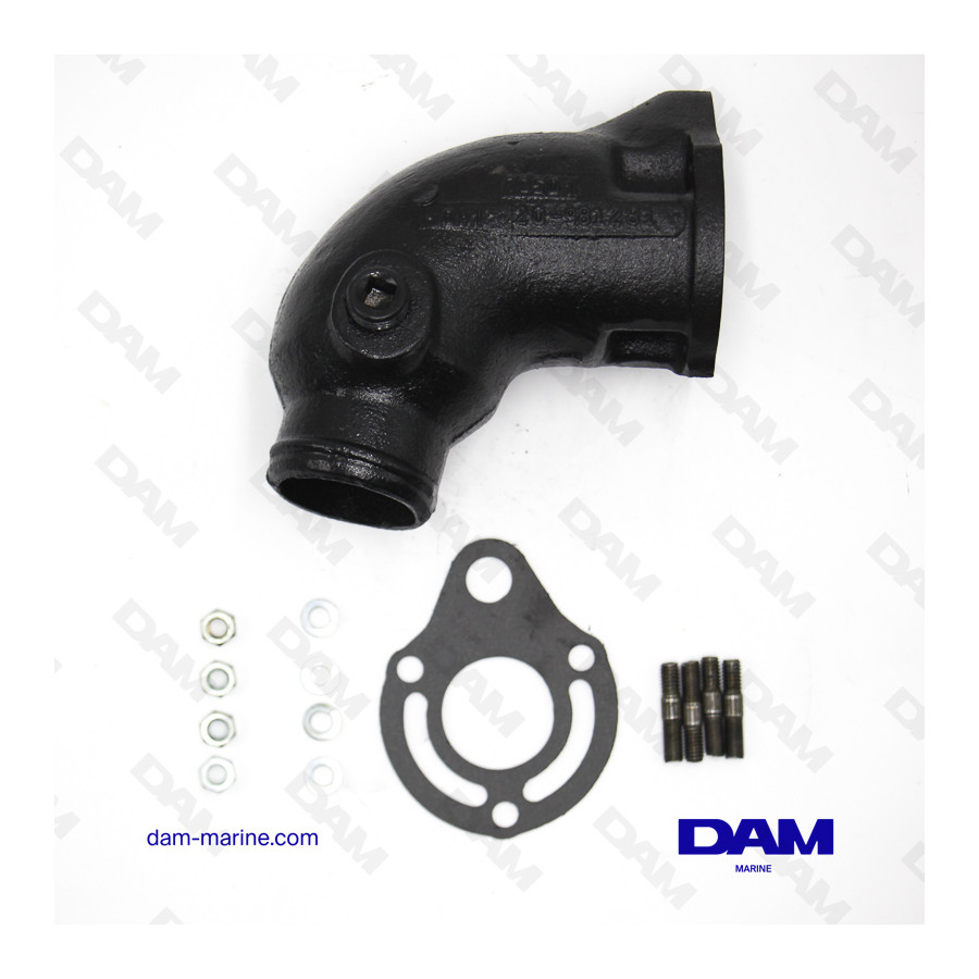GOMITO DI SCARICO OMC V6-V8