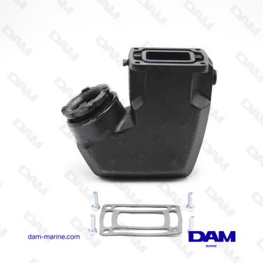 CODO DE ESCAPE OMC V8