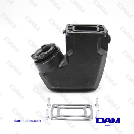 GOMITO DI SCARICO OMC V8