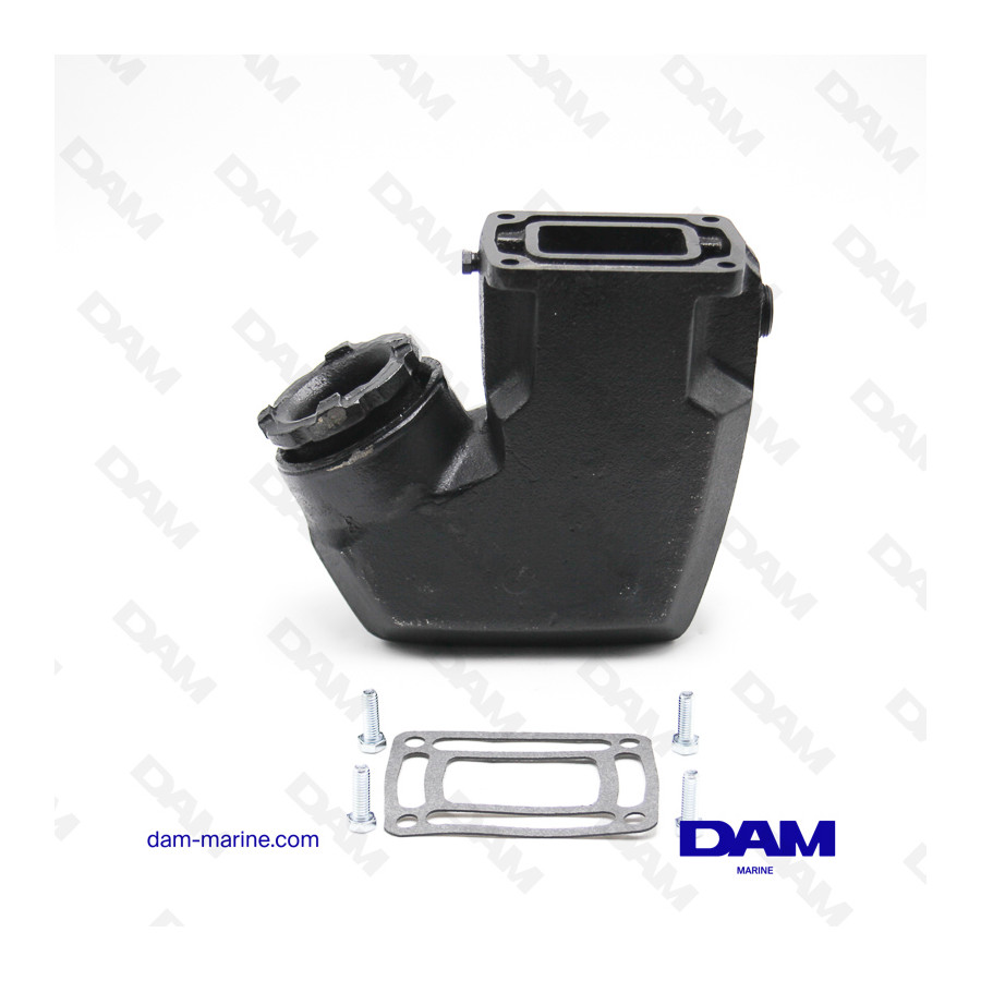 CODO DE ESCAPE OMC V8