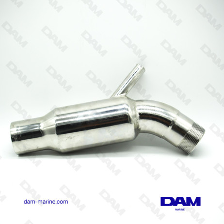 CODO DE ESCAPE DE ACERO INOXIDABLE YANMAR 2QM/3QM