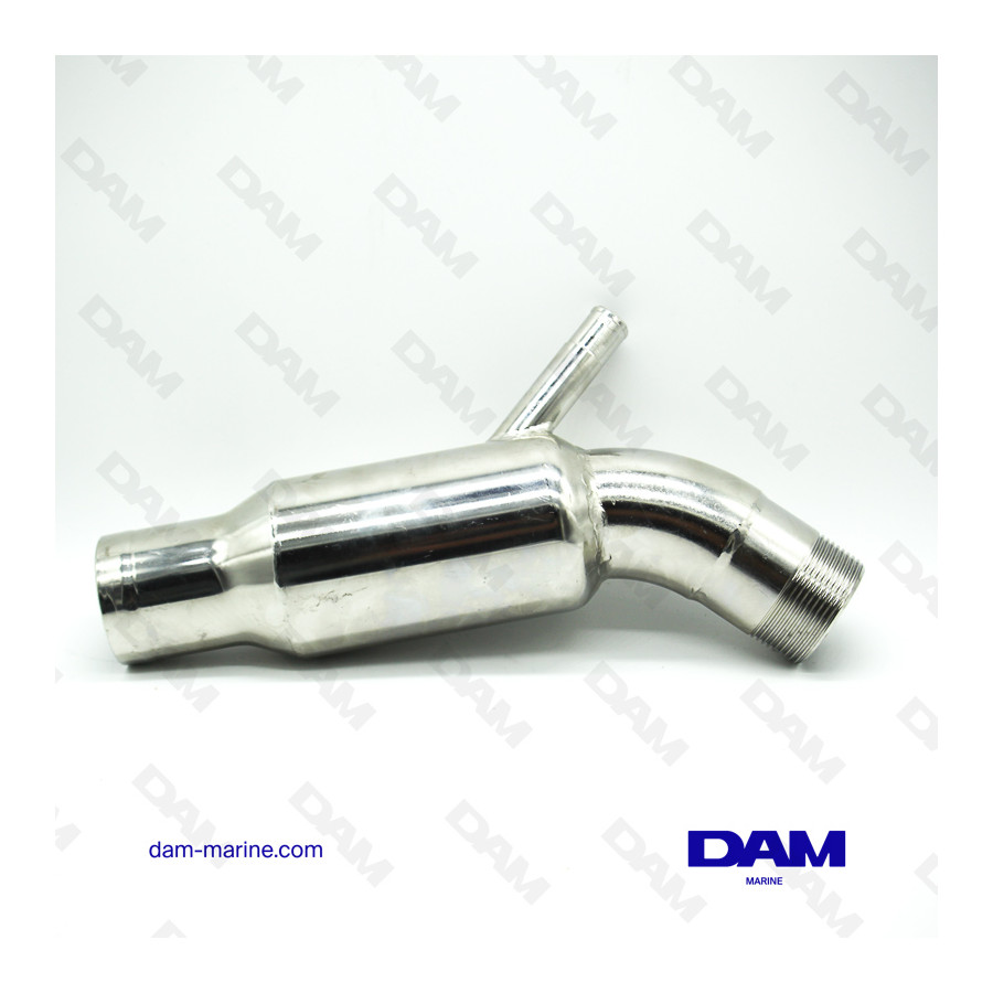 CODO DE ESCAPE DE ACERO INOXIDABLE YANMAR 2QM/3QM