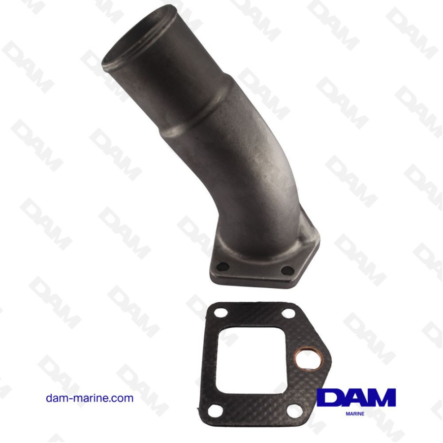 COUDE ECHAPPEMENT INOX YANMAR - 4V 3GM30