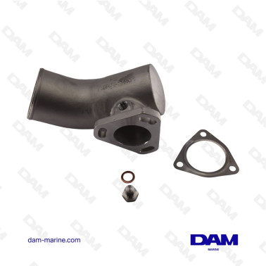 YANMAR 4JH STAINLESS STEEL EXHAUST ELBOW