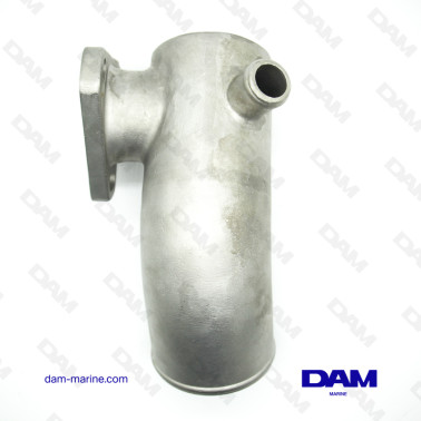 CODO DE ESCAPE DE ACERO INOXIDABLE YANMAR 4JH
