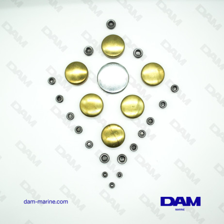 Kit de pastillas desarenadas para GM V8 BB - G5-6