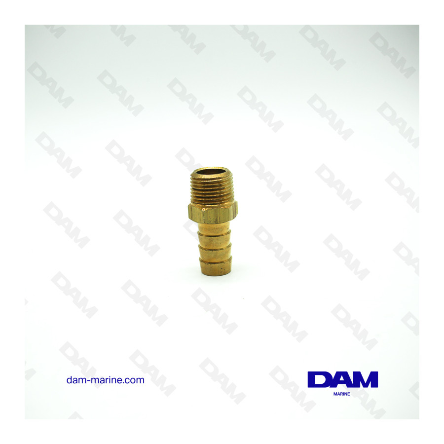 RACCORD EAU DROIT LAITON - 3/8 X 13MM