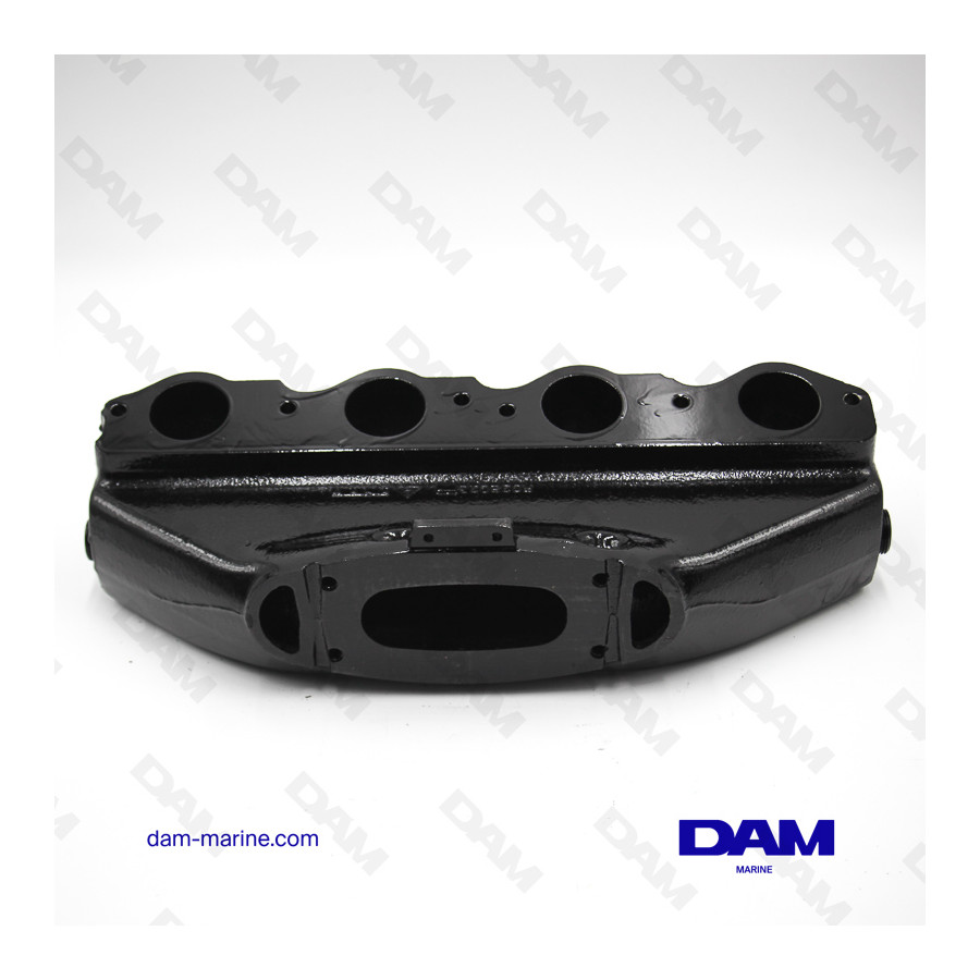 COLLECTEUR ECHAPPEMENT PCM - CRUSADER 6L - NOIR